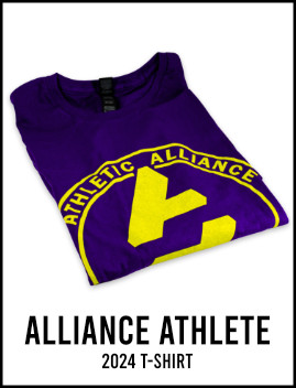 Purple AA Athlete 2024 T-Shirt